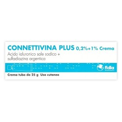 Connettivina Plus 2 Mg/1Mg Crema Per Ustioni e Piaghe 25 G - Farmaci dermatologici - 028440030 - Connettivina - € 9,75