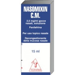 Teofarma Nasomixin C.m. 2,5 Mg/ml Gocce Nasali, Soluzione - Rimedi vari - 038070013 - Teofarma - € 8,73
