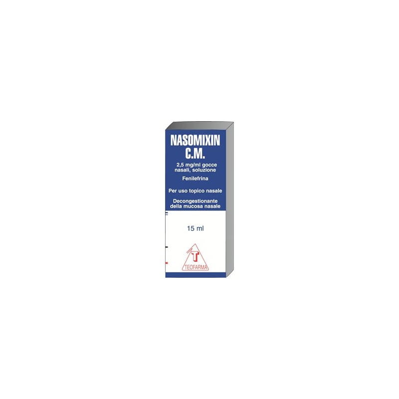Teofarma Nasomixin C.m. 2,5 Mg/ml Gocce Nasali, Soluzione - Rimedi vari - 038070013 - Teofarma - € 8,75