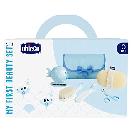 Chicco Baby Moments Set Igiene Azzurro Chicco - 1 Chicco Baby Moments Set Igiene Azzurro Chicco - 1