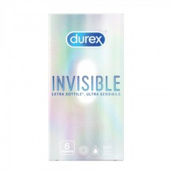 Durex Invisible Profilattico Ultra Sottile 6 Pezzi - Profilattici - 970335232 - Durex - € 7,31