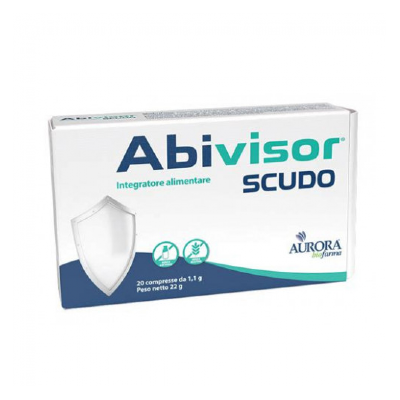 Aurora Biofarma Abivisor Scudo 20 Compresse - Integratori - 980497857 - Aurora Biofarma - € 19,57