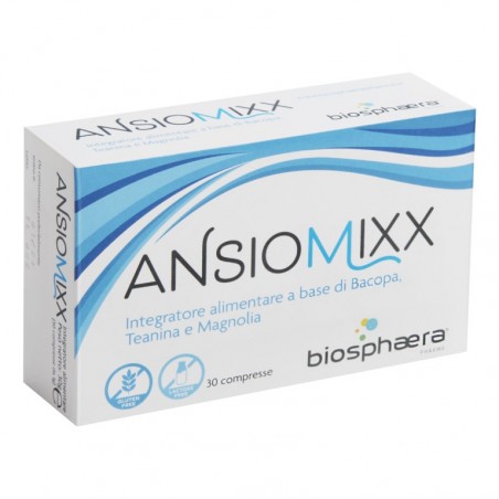 Biosphaera Ansiomix Integratore Per il Benessere Mentale 30 Compresse - Integratori e alimenti - 944886910 - Biosphaera Pharm...