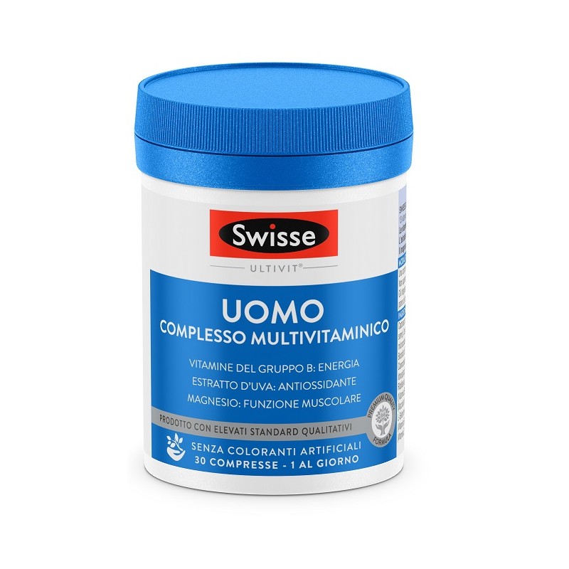 Swisse Multivitaminico Uomo 30 Compresse - Vitamine e sali minerali - 984621262 - Swisse - € 10,80