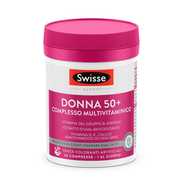 Swisse Multivitaminico Donna 50+ 30 Compresse - Vitamine e sali minerali - 984621300 - Swisse - € 14,21