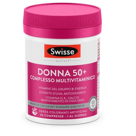 Swisse Multivitaminico Donna 50+ Integratore 30 Compresse Swisse - 1 Swisse Multivitaminico Donna 50+ Integratore 30 Compresse Swisse - 1
