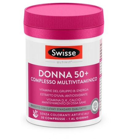 Swisse Multivitaminico Donna 50+ 30 Compresse - Vitamine e sali minerali - 984621300 - Swisse - € 14,21