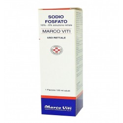 Marco Viti Sodio Fosfato 16% / 6% Soluzione Rettale 120 Ml - Farmaci per stitichezza e lassativi - 030330017 - Marco Viti Far...