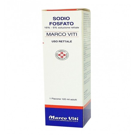 Marco Viti Sodio Fosfato 16% / 6% Soluzione Rettale 120 Ml - Farmaci per stitichezza e lassativi - 030330017 - Marco Viti - €...