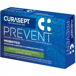 Curasept Prevent Probiotico 14 Compresse Masticabili - Integratori di fermenti lattici - 981937651 - Curasept - € 7,95