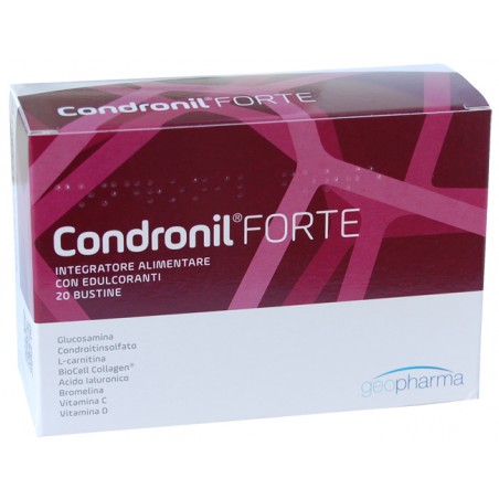 Geofarma Condronil Forte 20 Bustine - Integratori per dolori e infiammazioni - 975984535 - Geofarma - € 26,88