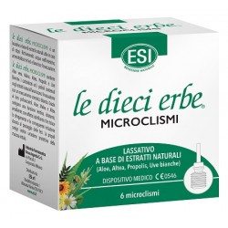 Esi Le Dieci Erbe Microclismi 6 Pezzi - Farmaci per stitichezza e lassativi - 984557583 - Esi - € 5,50