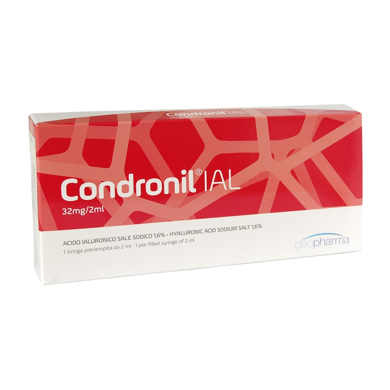 Geofarma Siringa Intra-articolare Condronil Ial Acido Ialuronico 1,6% 2 Ml - Rimedi vari - 927041816 - Geofarma - € 35,38