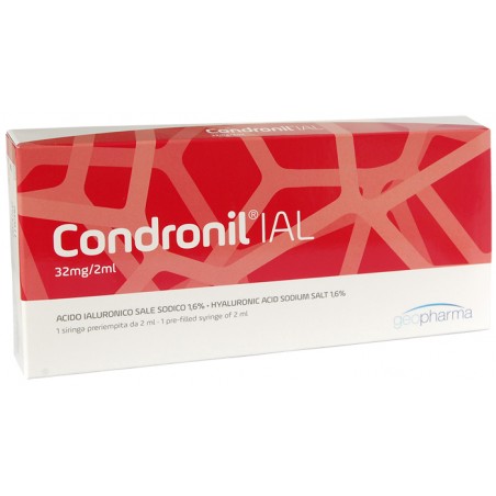 Geofarma Siringa Intra-articolare Condronil Ial Acido Ialuronico 1,6% 2 Ml Geofarma - 1 Geofarma Siringa Intra-articolare Condronil Ial Acido Ialuronico 1,6% 2 Ml Geofarma - 1