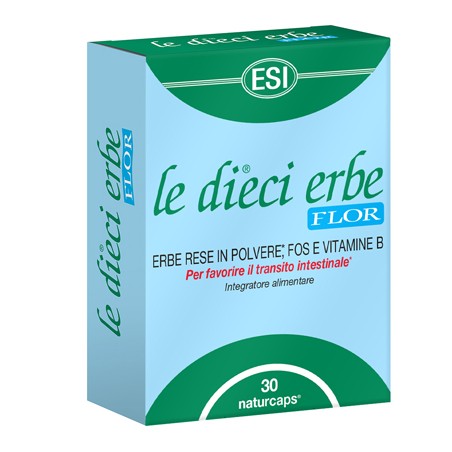 Esi Le Dieci Erbe Flor 30 Capsule - Integratori per regolarità intestinale e stitichezza - 902359948 - Esi - € 6,32