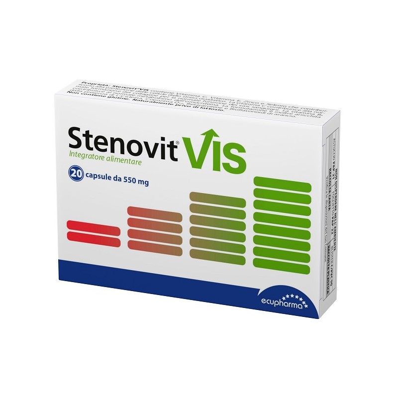 Ecupharma Stenovit Vis 20 Capsule - Circolazione e pressione sanguigna - 983773639 - Ecupharma - € 22,09