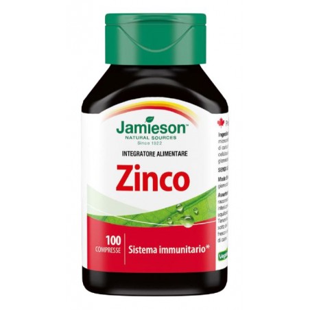 Biovita Jamieson Zinco 100 Compresse - Integratori per difese immunitarie - 981436518 - Jamieson - € 14,62