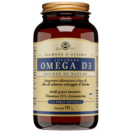 Solgar Advanced Omega D3 120 Perle Softgels - Integratori per il cuore e colesterolo - 947462432 - Solgar - € 39,79