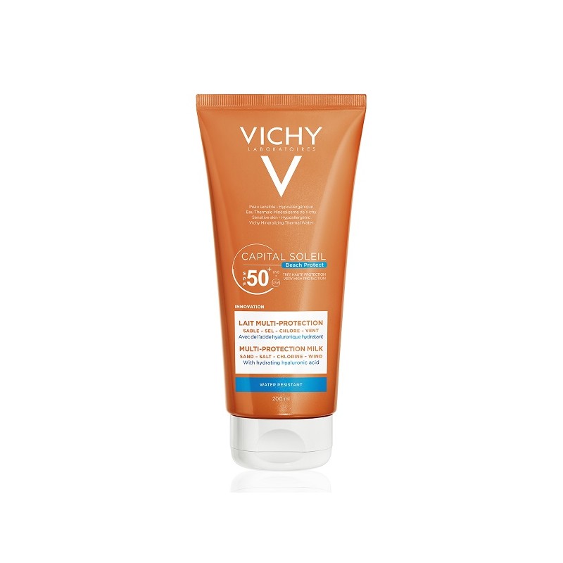 Vichy Capital Soleil Beach Protect Latte Solare SPF 50+ 200 Ml - Solari corpo - 975525609 - Vichy - € 11,92