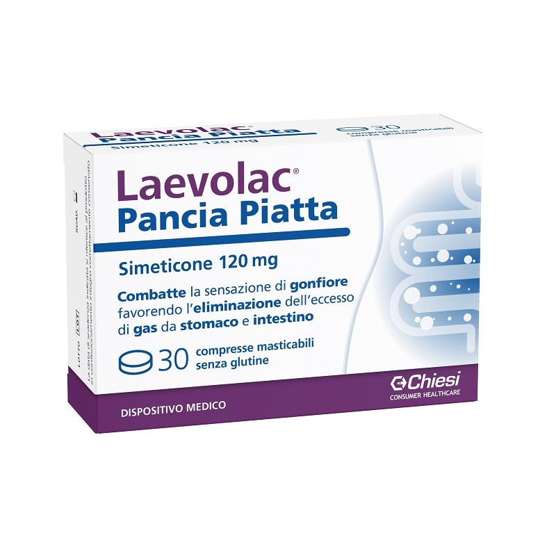 Chiesi Farmaceutici Laevolac Pancia Piatta 30 Compresse - Colon irritabile - 978113405 - Laevolac - € 7,82