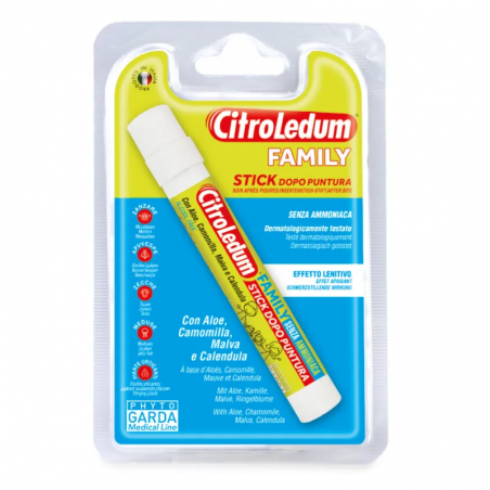 Citroledum Family Stick Dopo Puntura Senza Ammoniaca 10 Ml - Insettorepellenti - 912462381 - Named - € 5,76