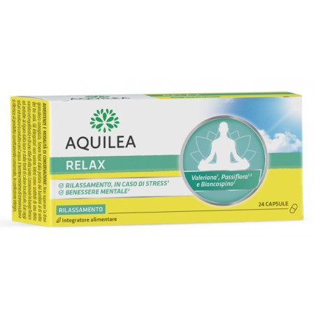 Uriach Italy Aquilea Relax 24 Capsule Da 396 Mg - Integratori per umore, anti stress e sonno - 935700308 - Uriach Italy - € 7,61