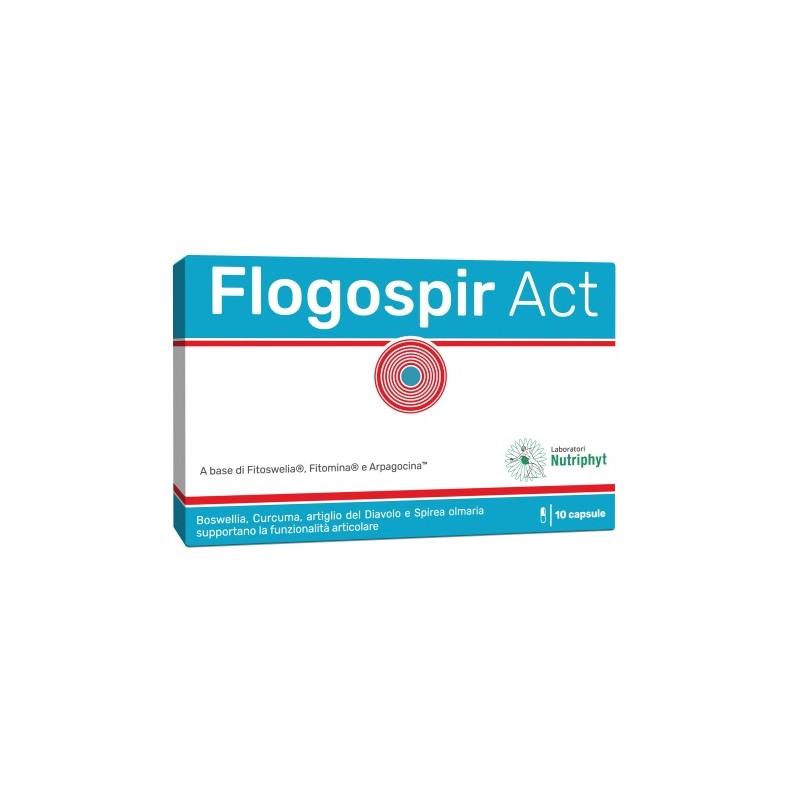 Laboratori Nutriphyt Flogospir Act 10 Capsule - Integratori per dolori e infiammazioni - 972035416 - Laboratori Nutriphyt - €...