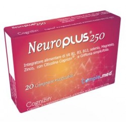 Comple. Med Neuroplus 250 20 Compresse Masticabili - Vitamine e sali minerali - 983803952 - Comple. Med - € 28,55