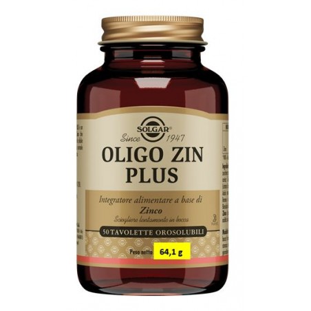 Solgar It. Multinutrient Oligo Zin Plus 50 Tavolette Solgar - 1 Solgar It. Multinutrient Oligo Zin Plus 50 Tavolette Solgar - 1