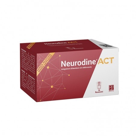 Neurodine Act Dolori Neuropatici 10 Flaconcini - Integratori per sistema nervoso - 981459439 - Neurodine - € 23,16