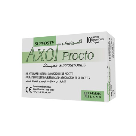 Pharmaday Pharm. Unipersona Axol Procto 10 Supposte X 2 G - Prodotti per emorroidi e ragadi - 977075605 - Pharmaday Pharm. Un...
