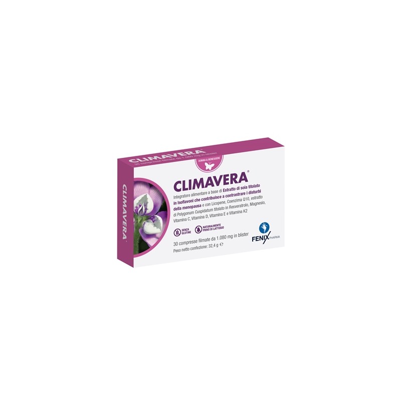 S. F. Group Climavera 30 Compresse - Integratori per ciclo mestruale e menopausa - 924254562 - S. F. Group - € 22,66