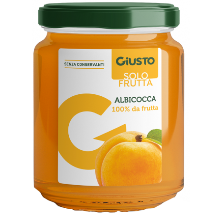 Farmafood Giusto Solo Frutta Marmellata Albicocche 284 G - Sostitutivi pasto e sazianti - 984707986 - Giusto - € 4,36