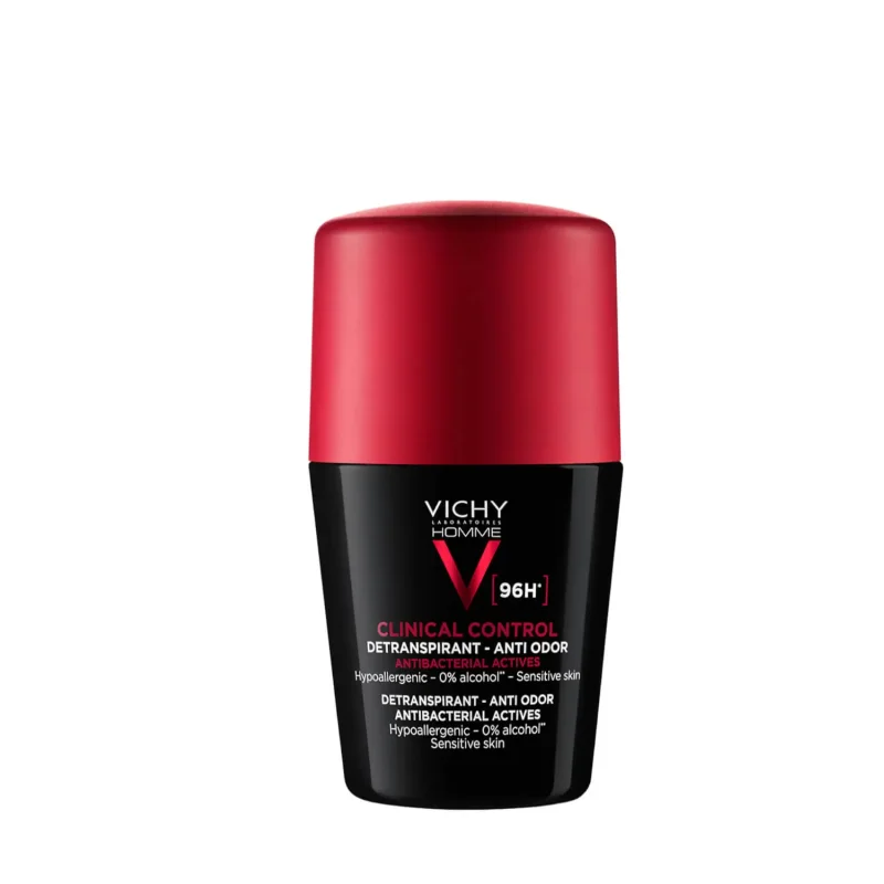 Vichy Homme Deodorante Clinical Control 96H Roll-On 50 Ml - Deodoranti per il corpo - 983697741 - Vichy - € 9,66