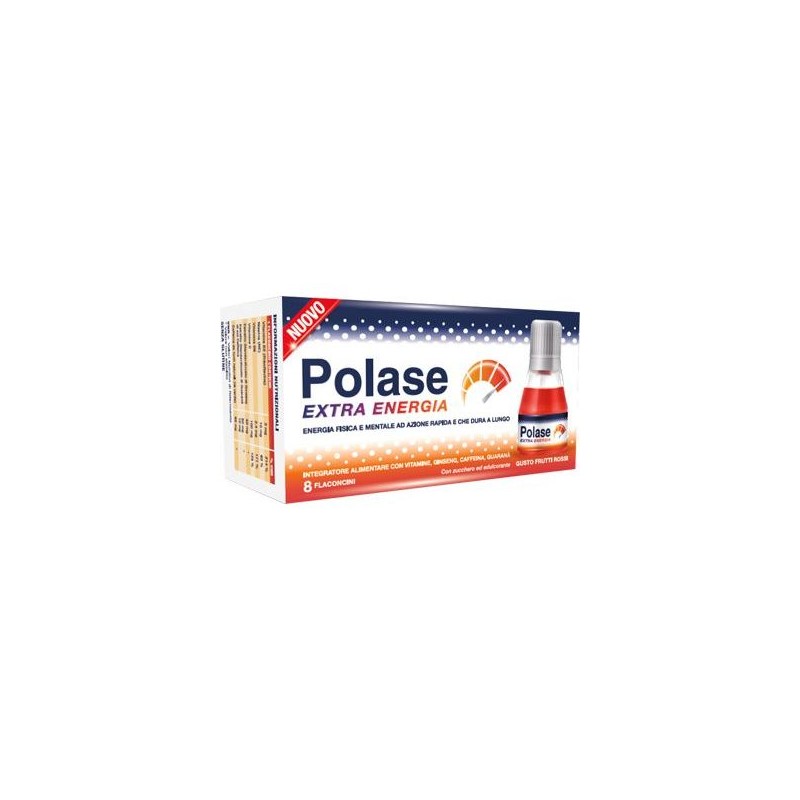 Polase Extra Energia Fisica e Mentale 8 Flaconcini - Vitamine e sali minerali - 941870180 - Polase - € 17,89