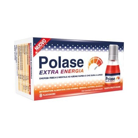 Polase Extra Energia Fisica e Mentale 8 Flaconcini - Vitamine e sali minerali - 941870180 - Polase - € 17,97