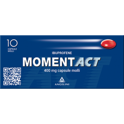 Moment Act 400 Mg Ibuprofene 10 Capsule Molli - Farmaci per dolori muscolari e articolari - 035618038 - Momentact - € 8,55
