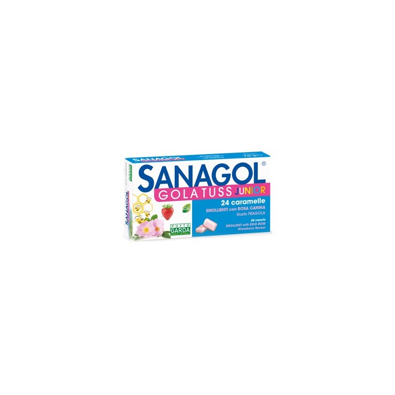 Sanagol GolaTuss Junior Fragola 24 Caramelle - Caramelle - 904454624 - Sanagol - € 5,48