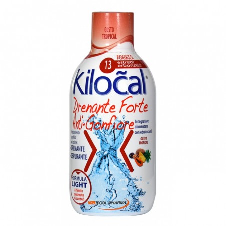 Kilocal Drenante Forte Tropical 500 Ml - Integratori drenanti e pancia piatta - 942610130 - Pool Pharma - € 10,66