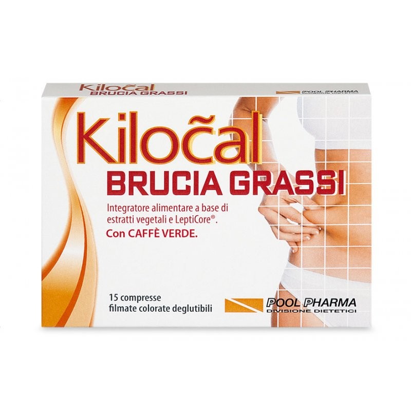 Kilocal Brucia Grassi 15 Compresse - Integratori per dimagrire ed accelerare metabolismo - 934018298 - Kilocal - € 15,24