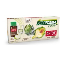 Nutrition & Sante' Italia Pesoforma Nature Detox Snellente 6 Flaconcini Da 10 Ml - Integratori per dimagrire ed accelerare me...
