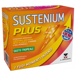 Sustenium Plus Creatina Gusto Tropicale 22 Bustine - Vitamine e sali minerali - 983500428 - Sustenium Plus - € 15,50