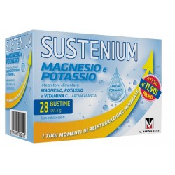 Sustenium Magnesio e Potassio Per Reidratazione Salina 28 Bustine - Integratori di sali minerali e multivitaminici - 97137579...
