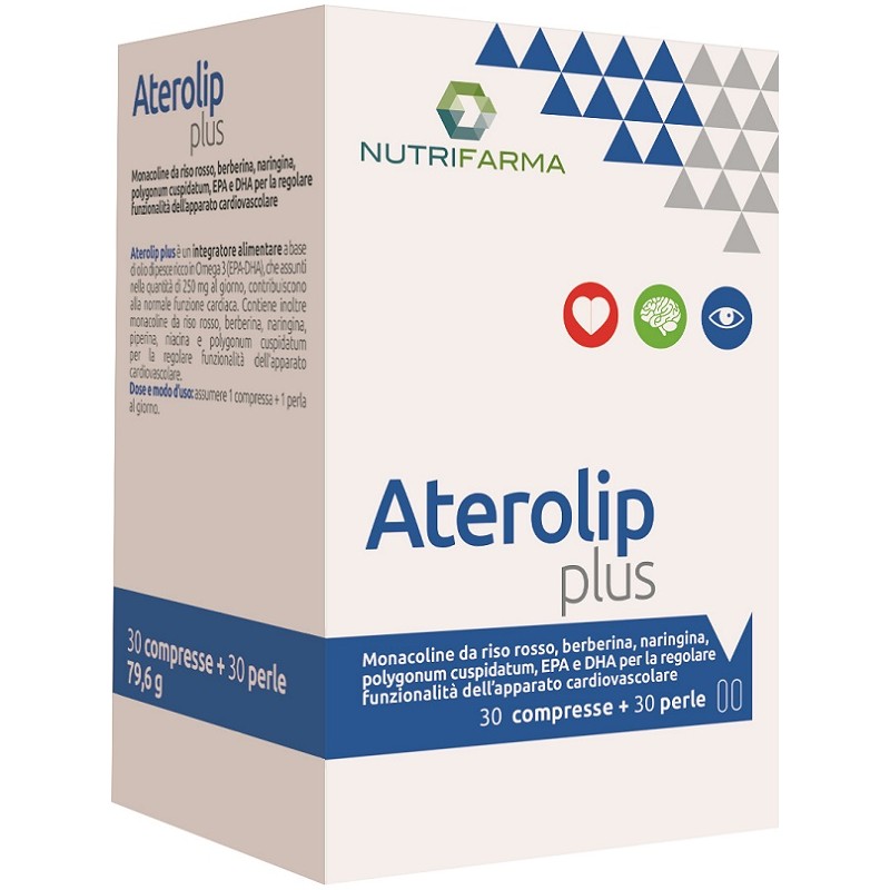Aqua Viva Aterolip Plus 30 Compresse + 30 Perle - Integratori per il cuore e colesterolo - 984618090 - Aqua Viva - € 27,57