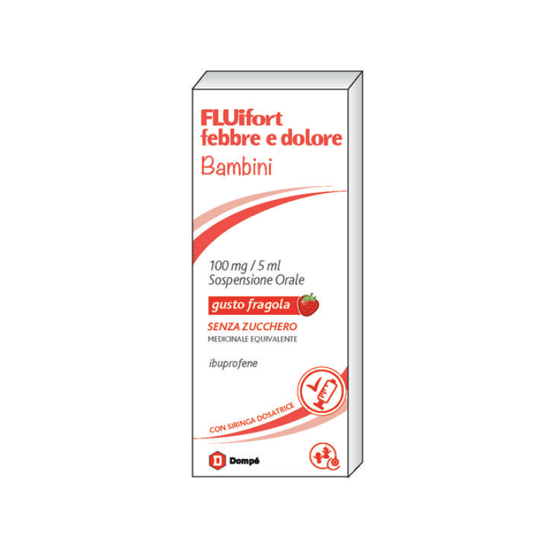 Fluifort Febbre E Dolore Per i Bambini 150 Ml - Farmaci per bambini - 041299013 - Fluifort - € 11,21