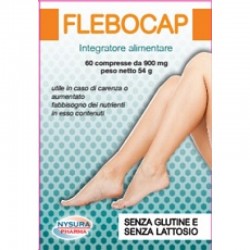 Flebocap Fragilità Vascolare e Sindrome Prevaricosa 60 Compresse - Integratori - 972677619 - Nysura Pharma Dr. Laneri G.