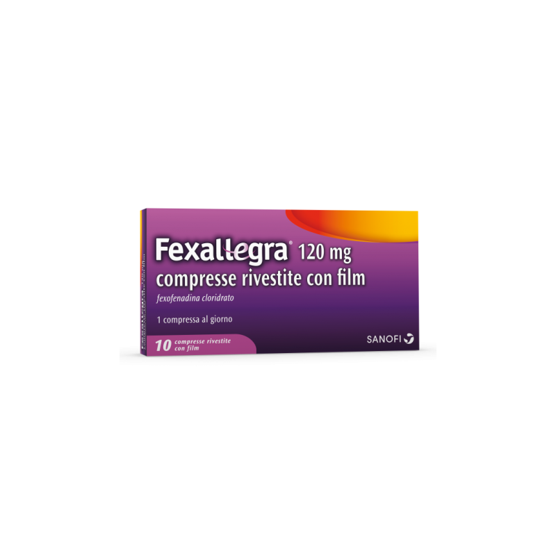 Fexallegra 120 Mg Rinite Allergica 10 Compresse Rivestite - Antistaminici - 042554042 - Fexallegra - € 7,95