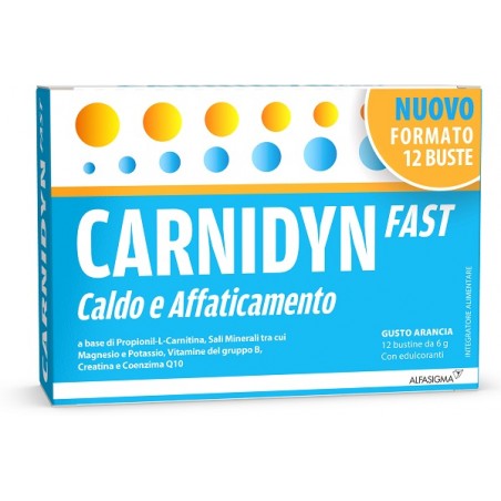 Alfasigma Carnidyn Fast 12 Bustine Carnidyn - 1 Alfasigma Carnidyn Fast 12 Bustine Carnidyn - 1