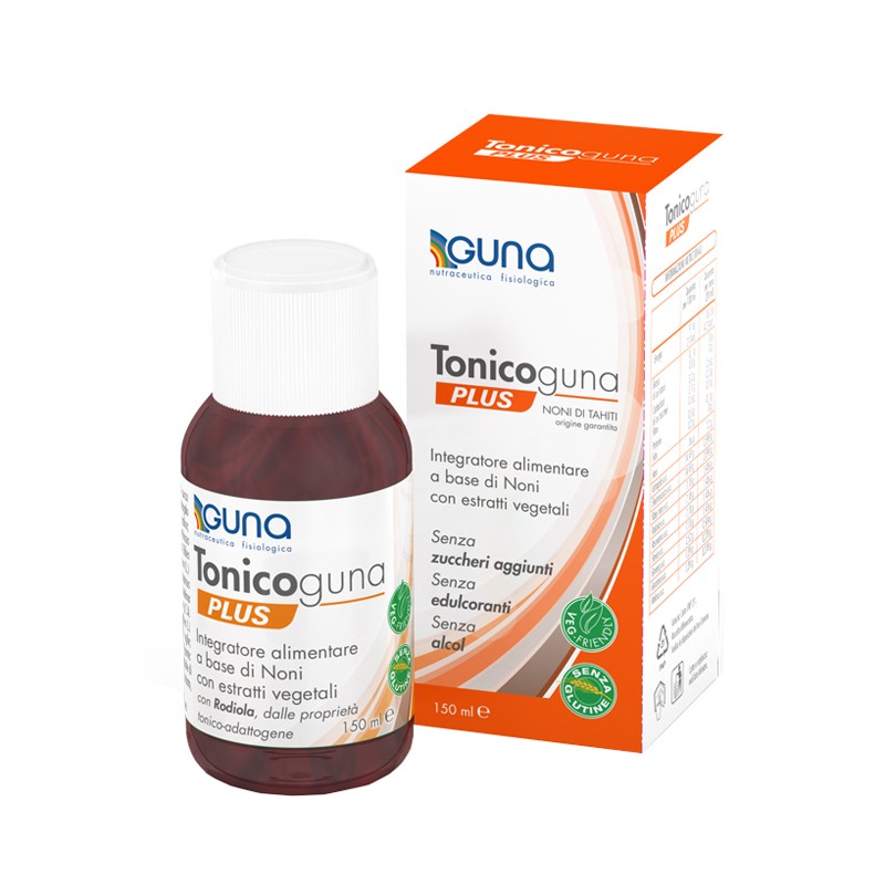 Tonicoguna Plus 150 Ml - Integratori per concentrazione e memoria - 945029369 - Guna - € 16,13