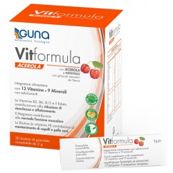 Guna Vitformula Acerola 30 Stick 2 G - Integratori per difese immunitarie - 947260535 - Guna - € 12,35